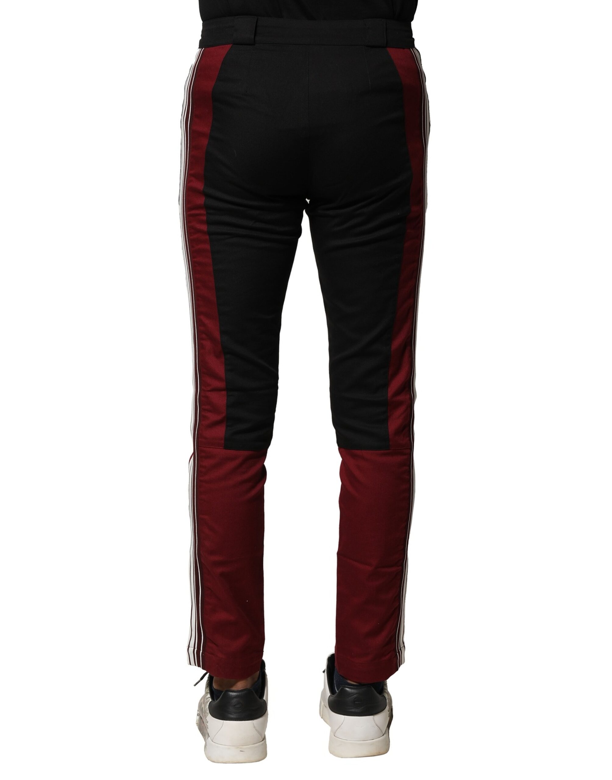 Dolce & Gabbana Multicolor Cotton Jogger Men Pants - Image 4