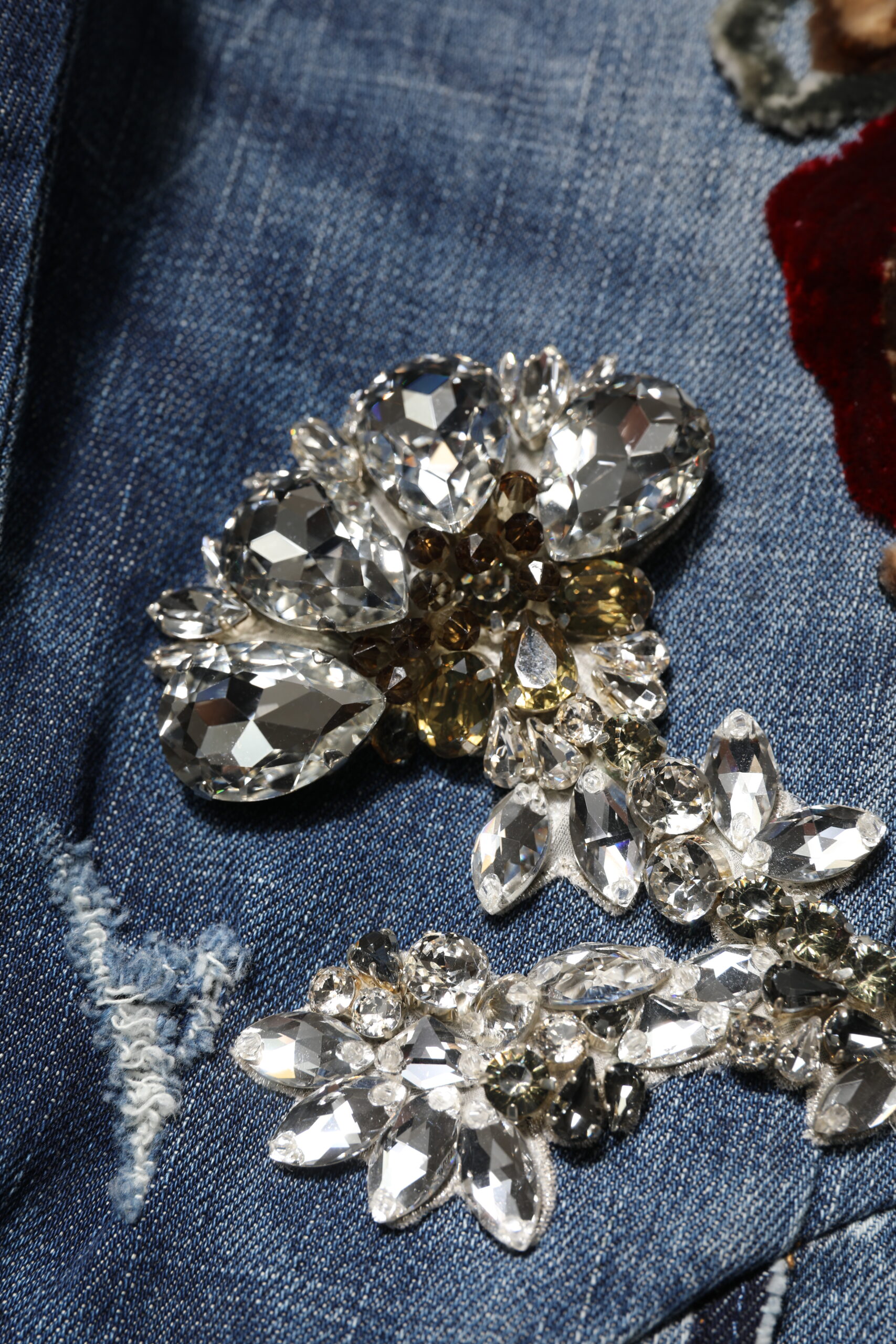 Dolce & Gabbana Blue Cotton Rhinestone Embellish Denim Jeans - Image 8