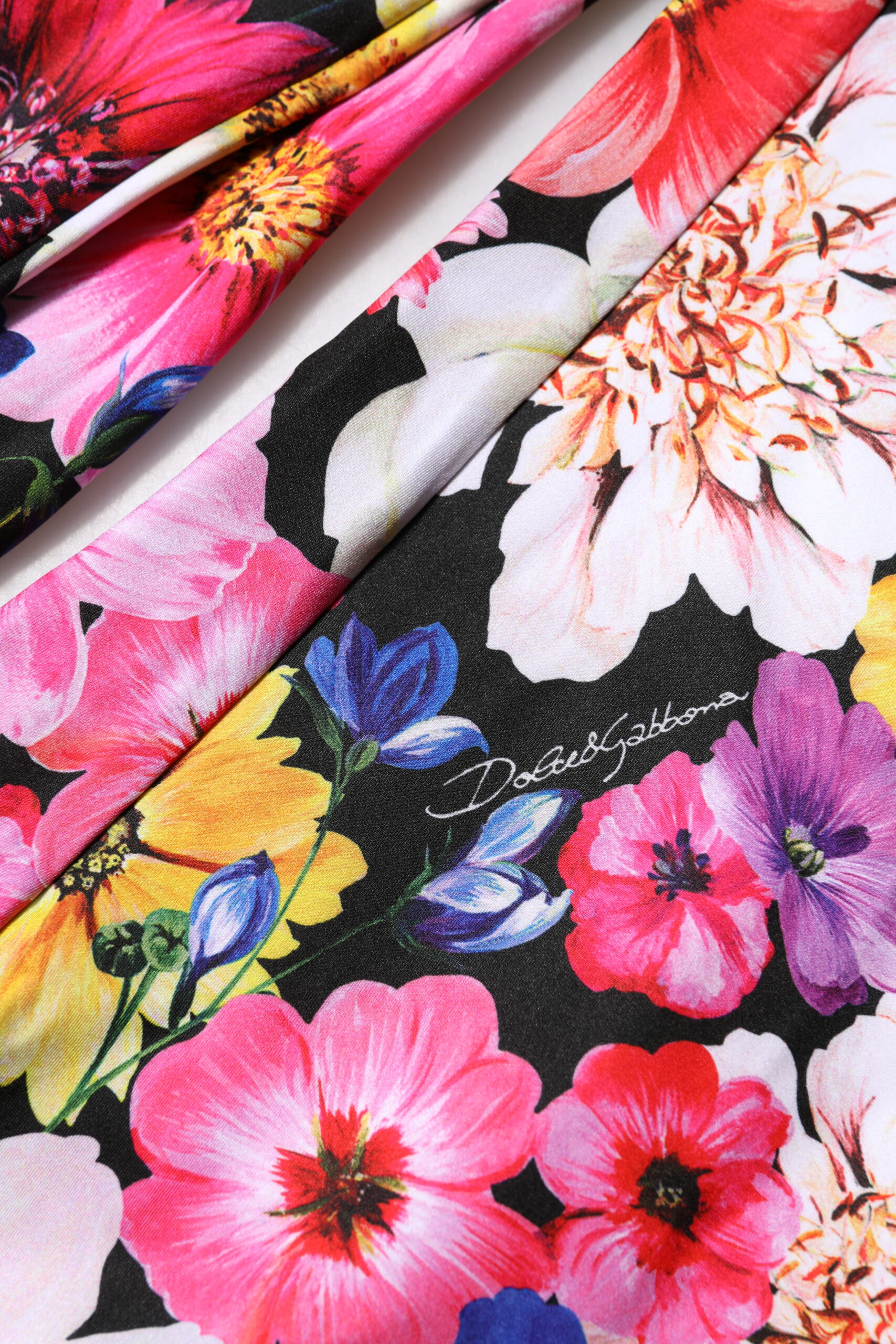 Dolce & Gabbana Multicolor Floral High Waist Leggings Pants - Image 5