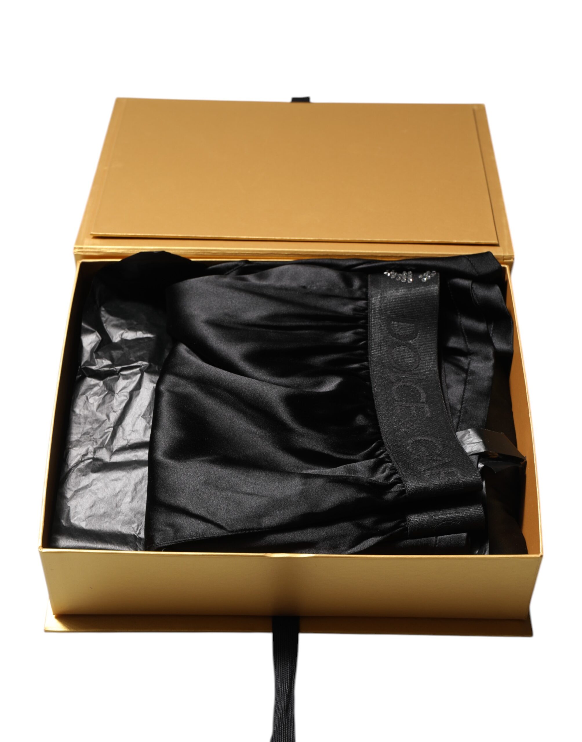 Dolce & Gabbana Black Logo Waist Regular Boxer Shorts Underwear - Image 5