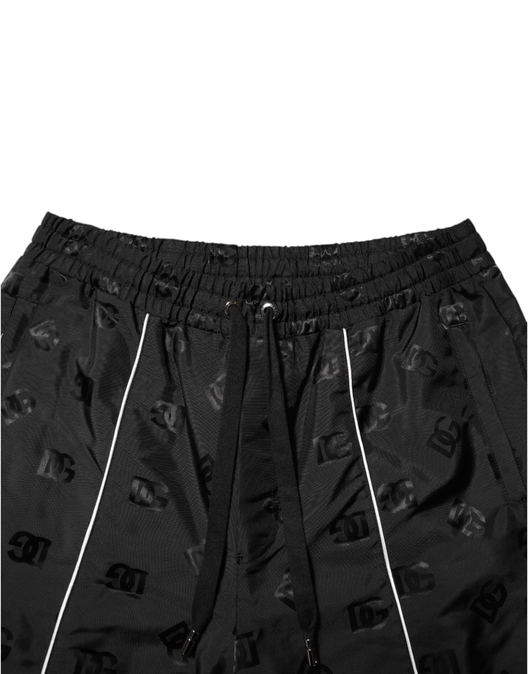 Dolce & Gabbana Black Cotton Straight Jogger Sweatpants Pants - Image 5
