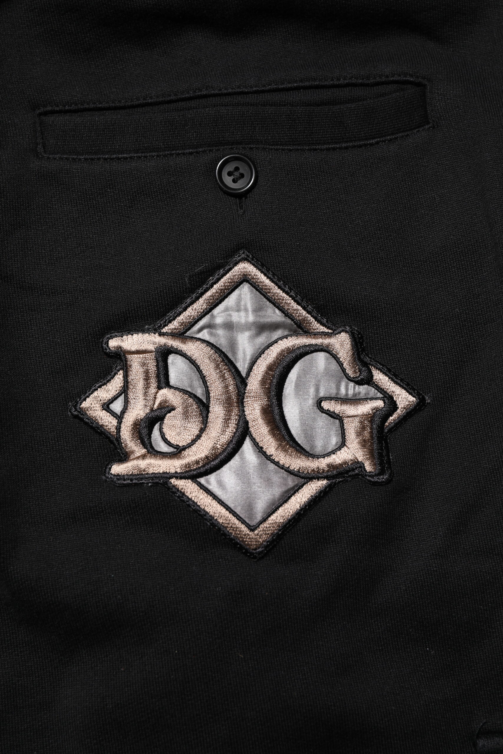 Dolce & Gabbana Black Cotton Logo Jogger Sweatpants Pants - Image 6