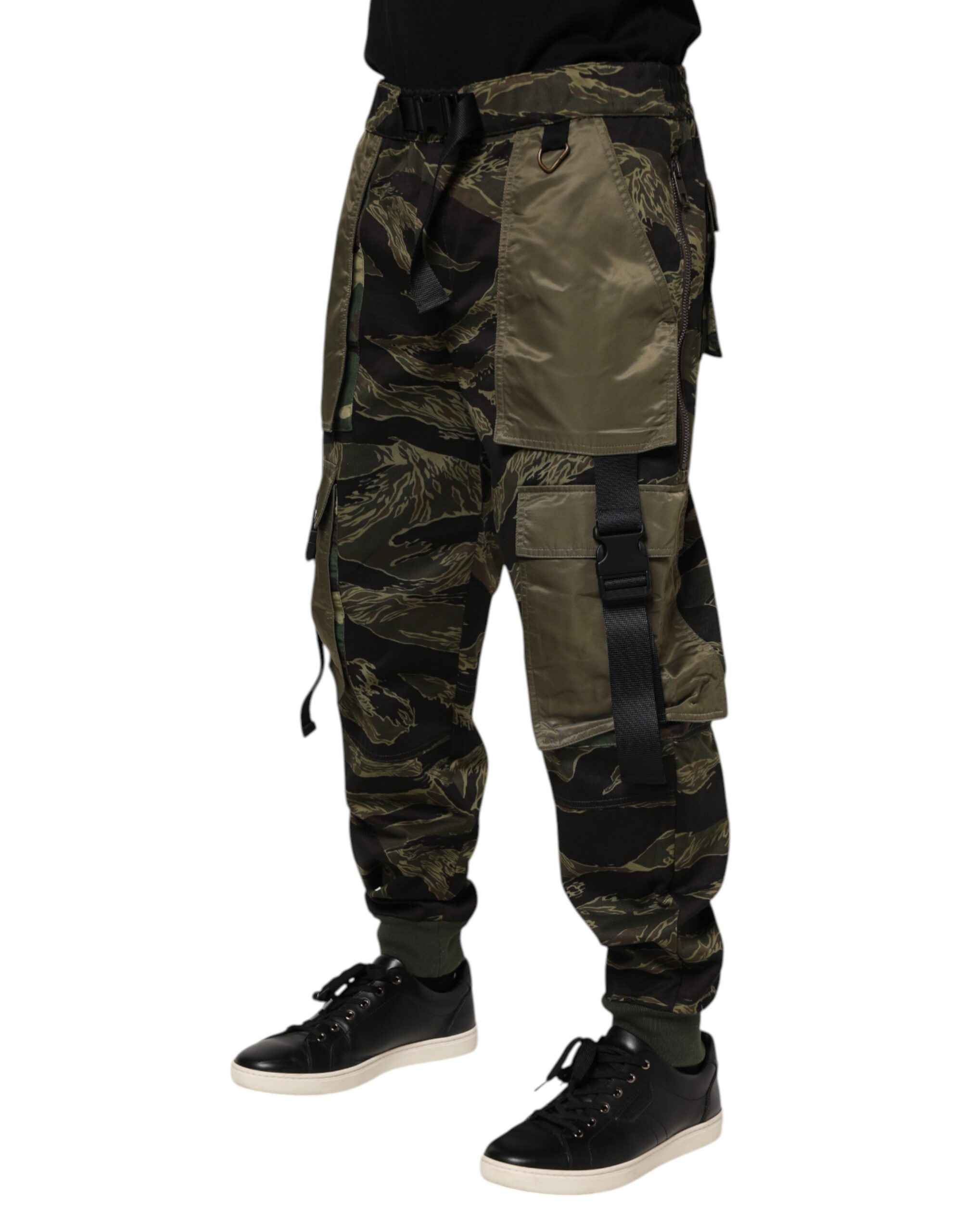 Dolce & Gabbana Multicolor Cargo Camouflage Pants - Image 3