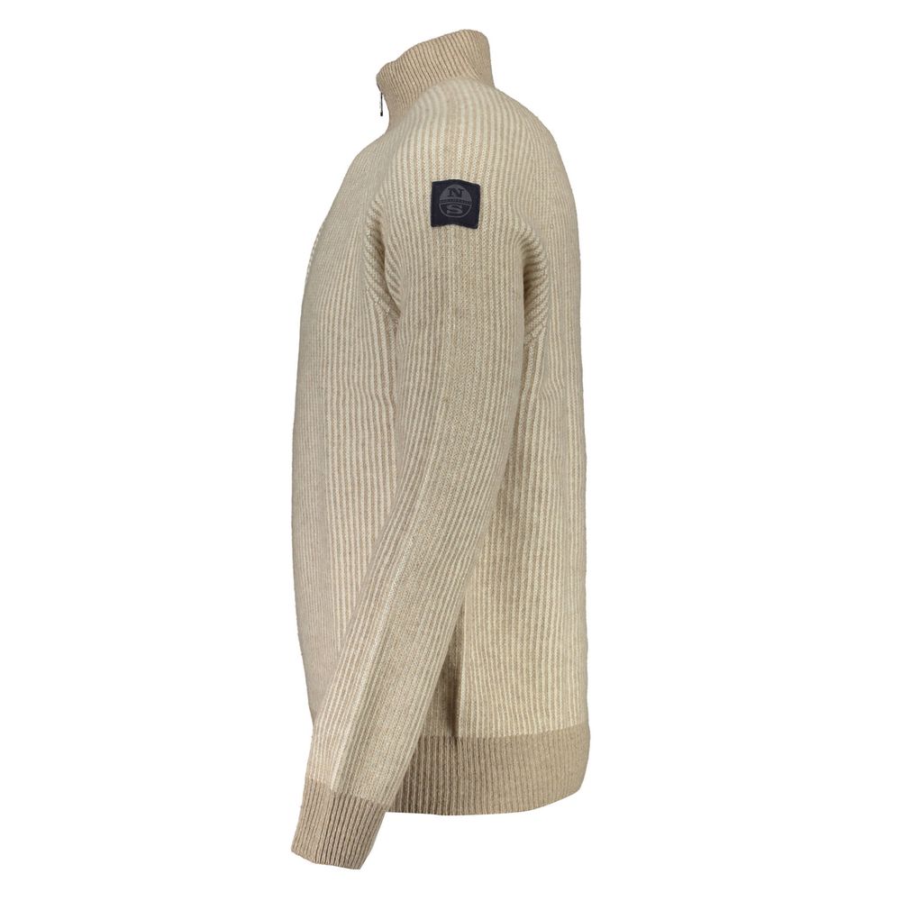 North Sails Beige Wool Sweater - Image 3