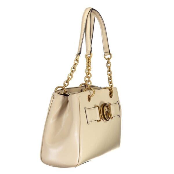 Guess Jeans Beige Polyethylene Handbag - Image 3