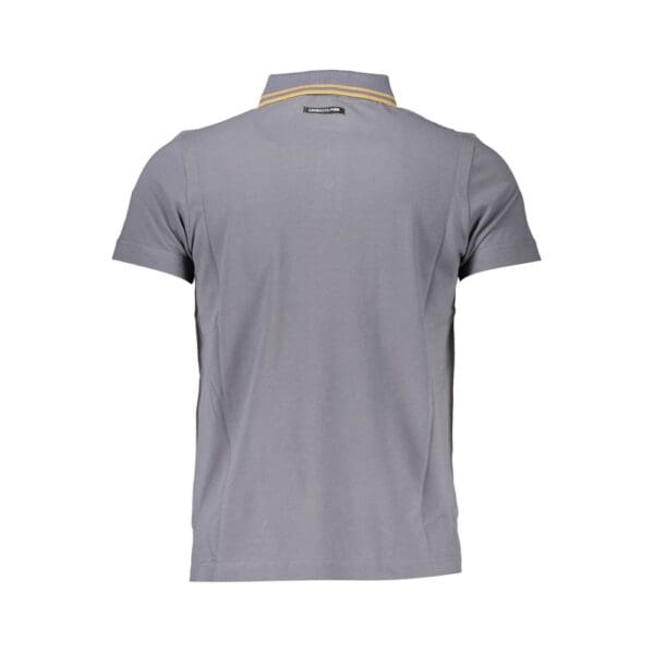 Cavalli Class Gray Cotton Polo Shirt - Image 2