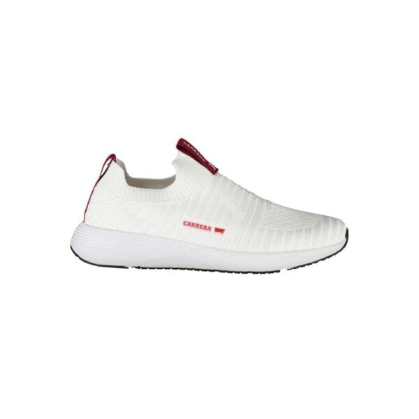 Carrera White Polyester Sneaker