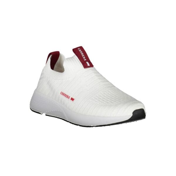 Carrera White Polyester Sneaker - Image 2
