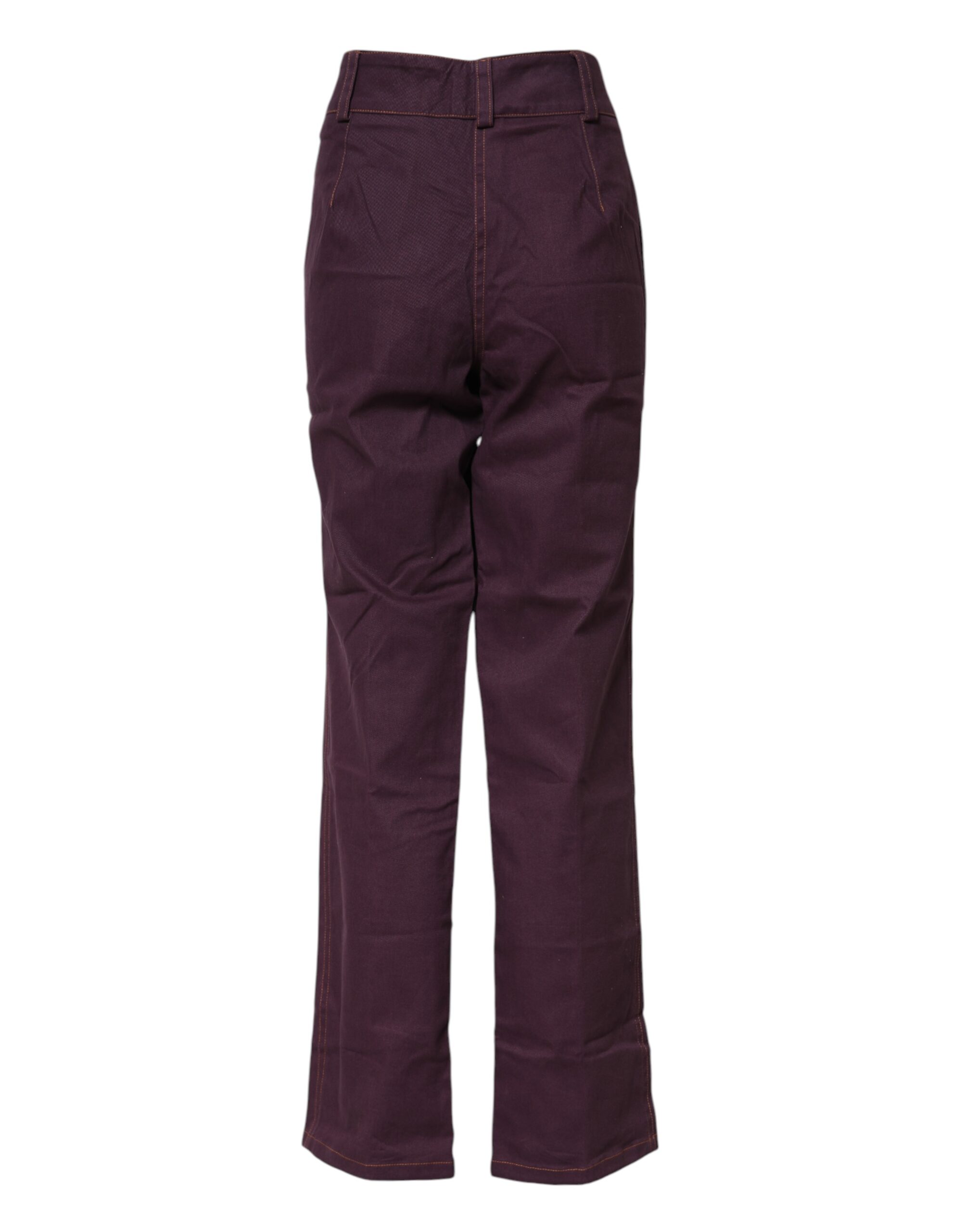 BENCIVENGA Purple High Waisted Tapered Pants - Image 3