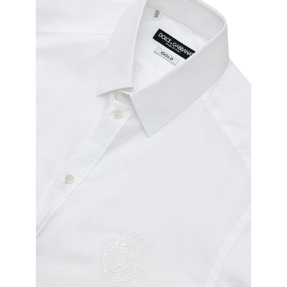 Dolce & Gabbana White Cotton Shirt - Image 3