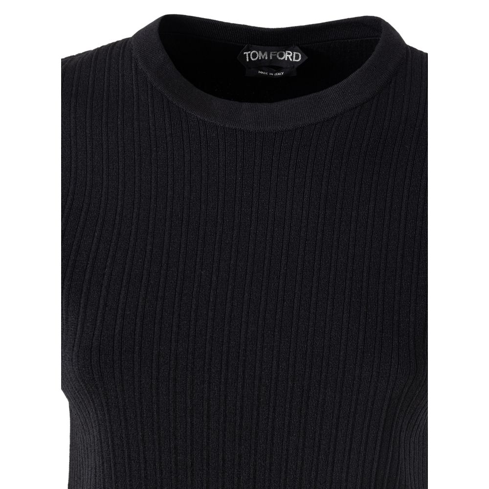 Tom Ford Black Silk T-Shirt - Image 3