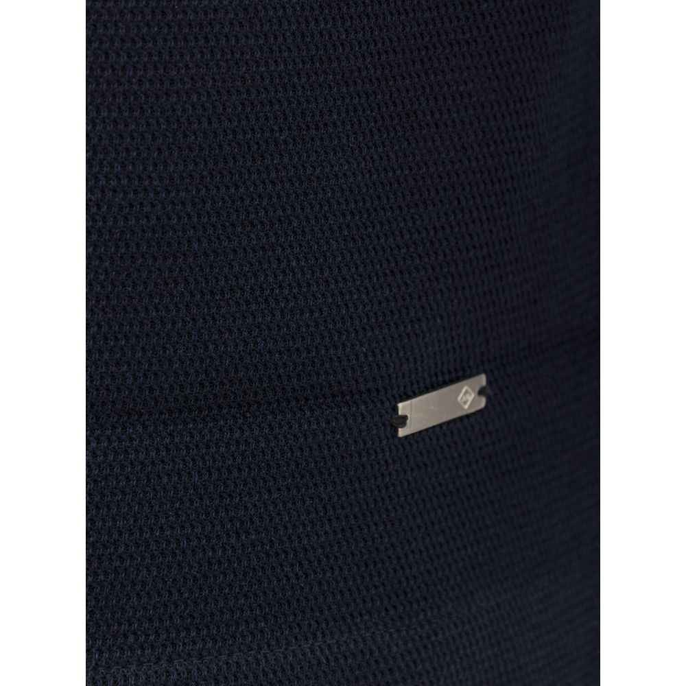 Dunhill Blue Cotton T-Shirt - Image 4