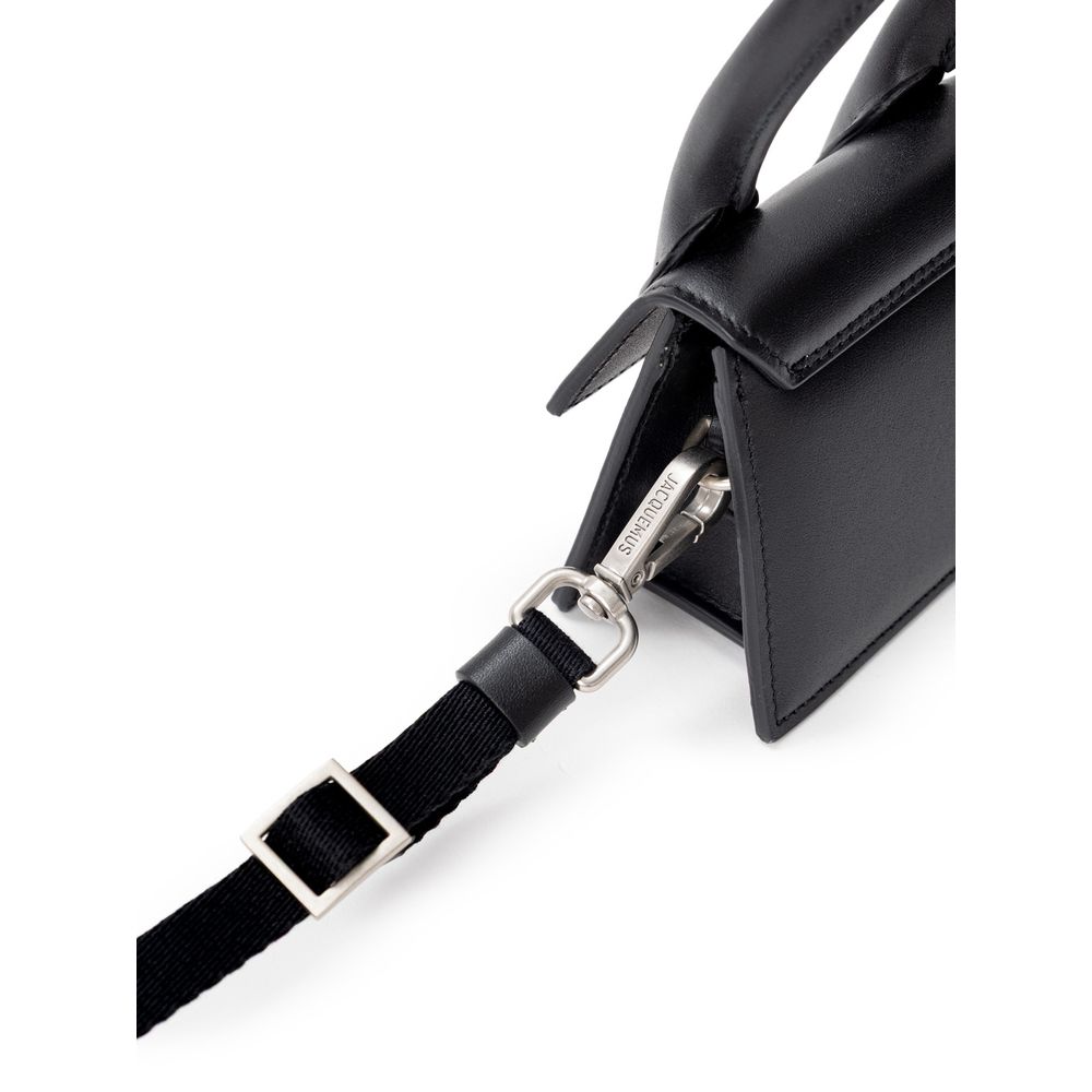 Jacquemus Black Leather Handbag - Image 4