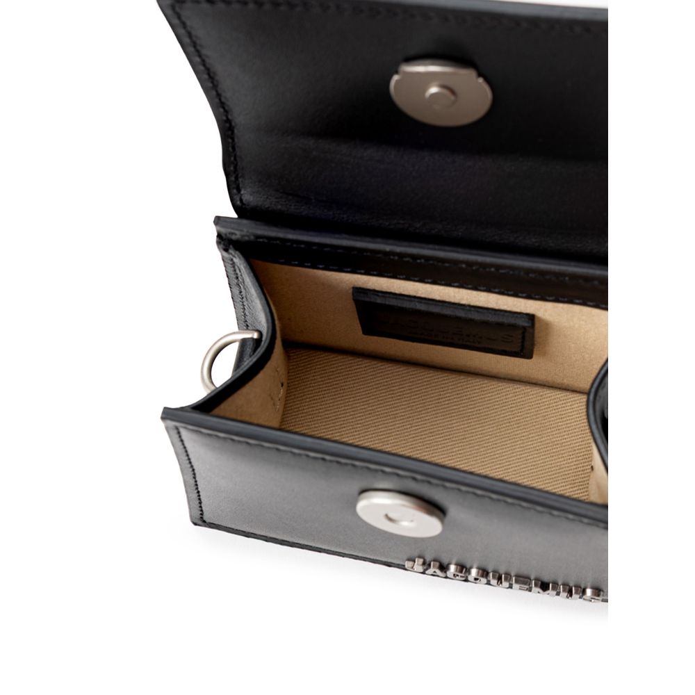Jacquemus Black Leather Handbag - Image 5
