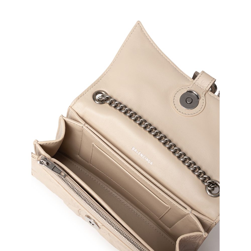 Balenciaga Beige Leather Shoulder Bag - Image 5