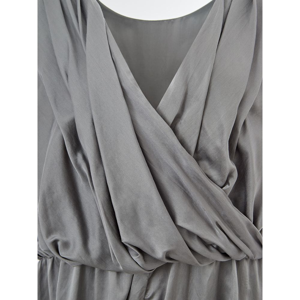 Lardini Gray Silk Long - Image 4