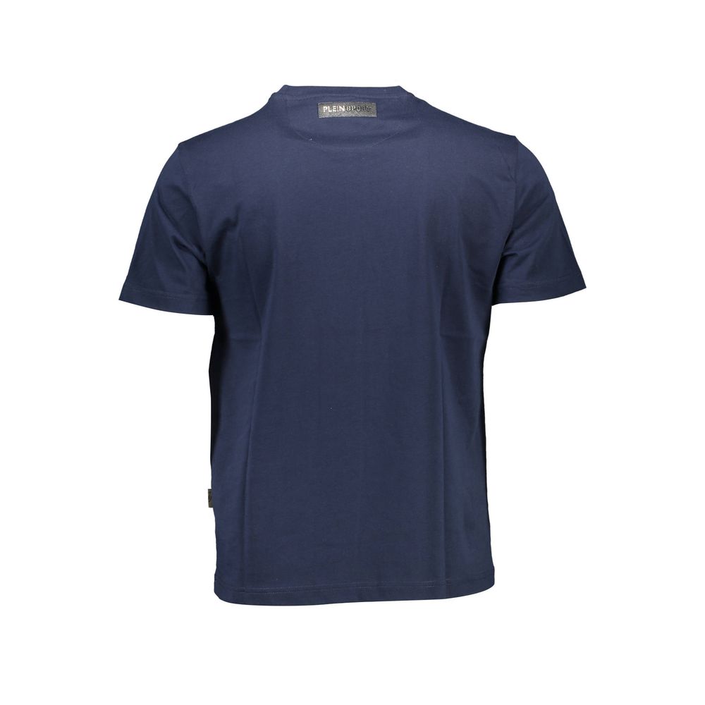 Plein Sport Blue Cotton Men T-Shirt - Image 2
