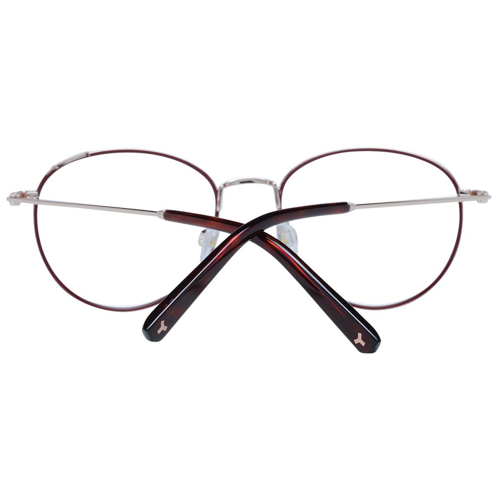 Bally Burgundy Metal Glasses (Frames) - Image 3