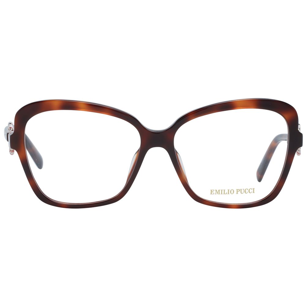 Emilio Pucci Brown Plastic Glasses (Frames) - Image 2