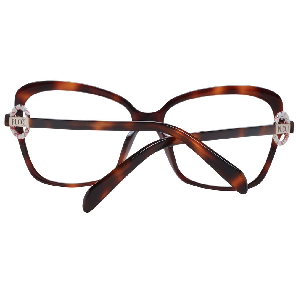 Emilio Pucci Brown Plastic Glasses (Frames) - Image 3