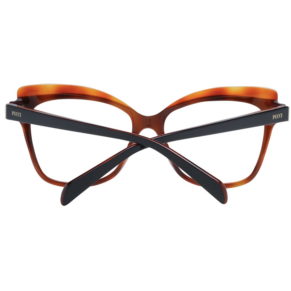 Emilio Pucci Brown Plastic Glasses (Frames) - Image 3