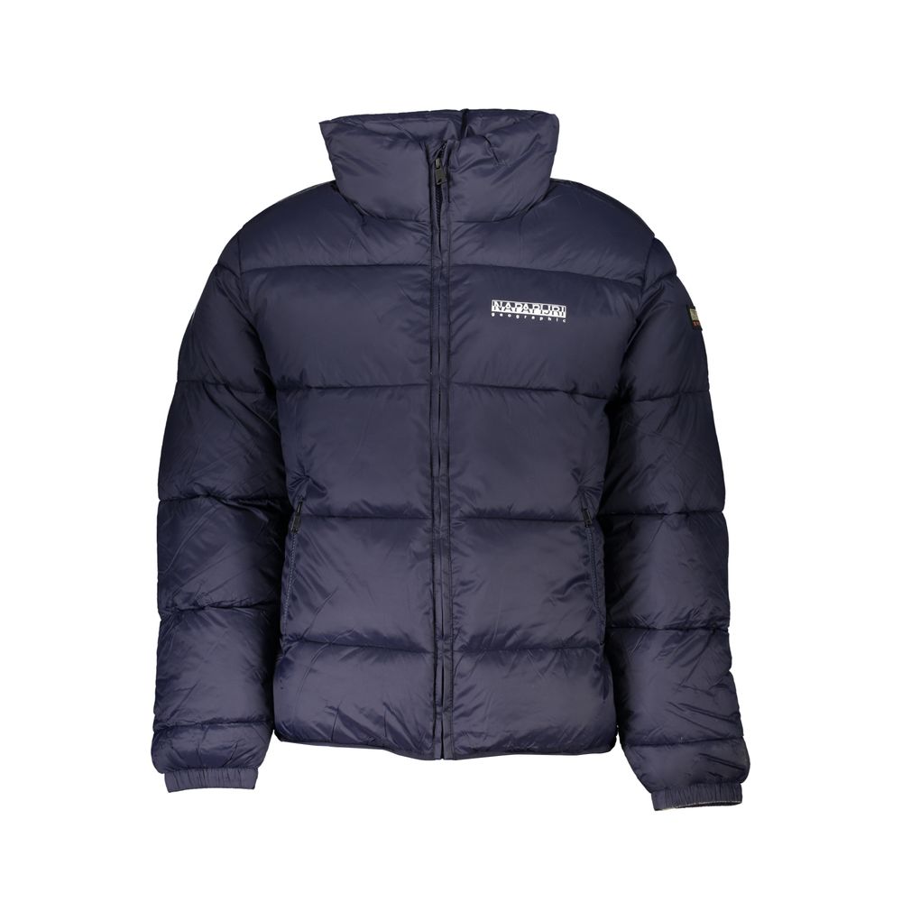 Napapijri Blue Polyamide Jackets & Coat
