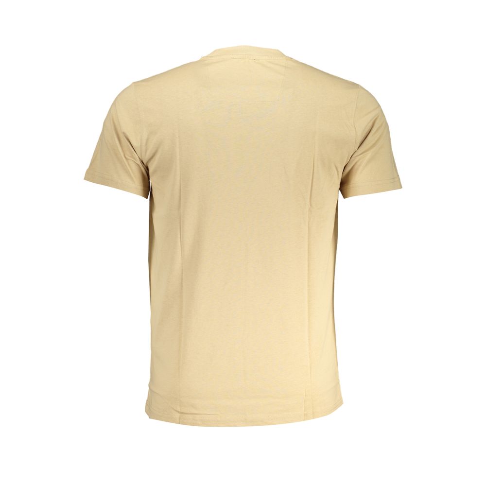 Cavalli Class Beige Cotton Men T-Shirt - Image 2