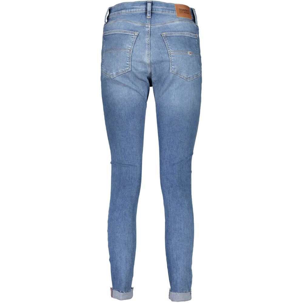 Tommy Hilfiger Azzurro Cotton Women's Skinny Jeans - Image 2