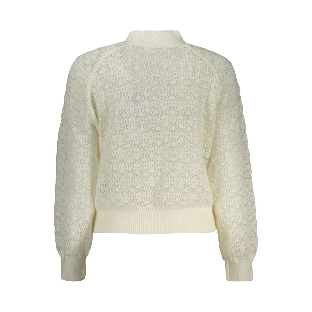 Guess Jeans White Alpaca Leather Sweater - Image 2