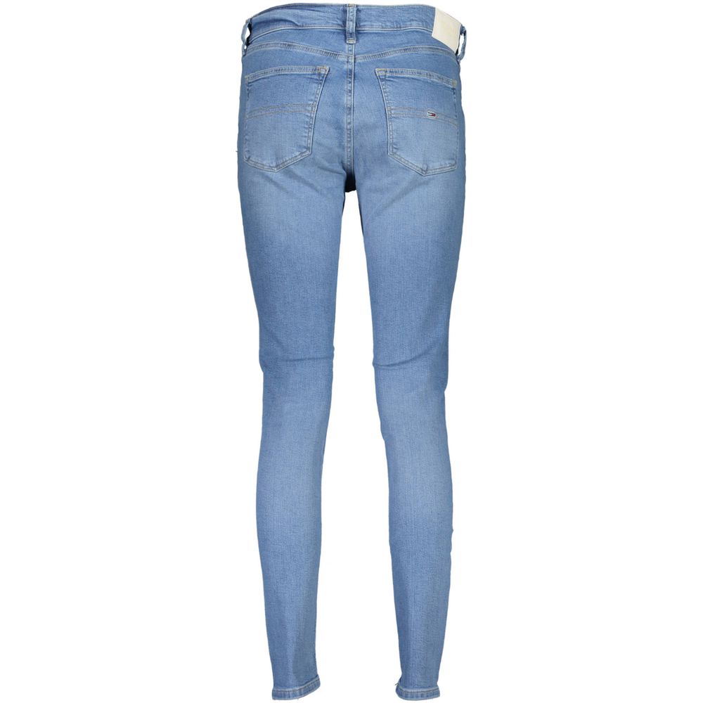 Tommy Hilfiger Azzurro Cotton Women's Skinny Jeans - Image 2