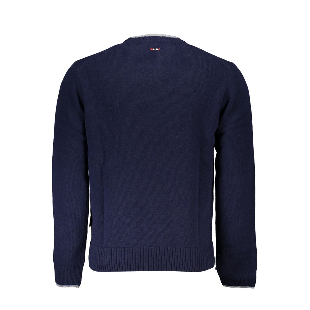 Napapijri Blue Fabric Sweater - Image 2