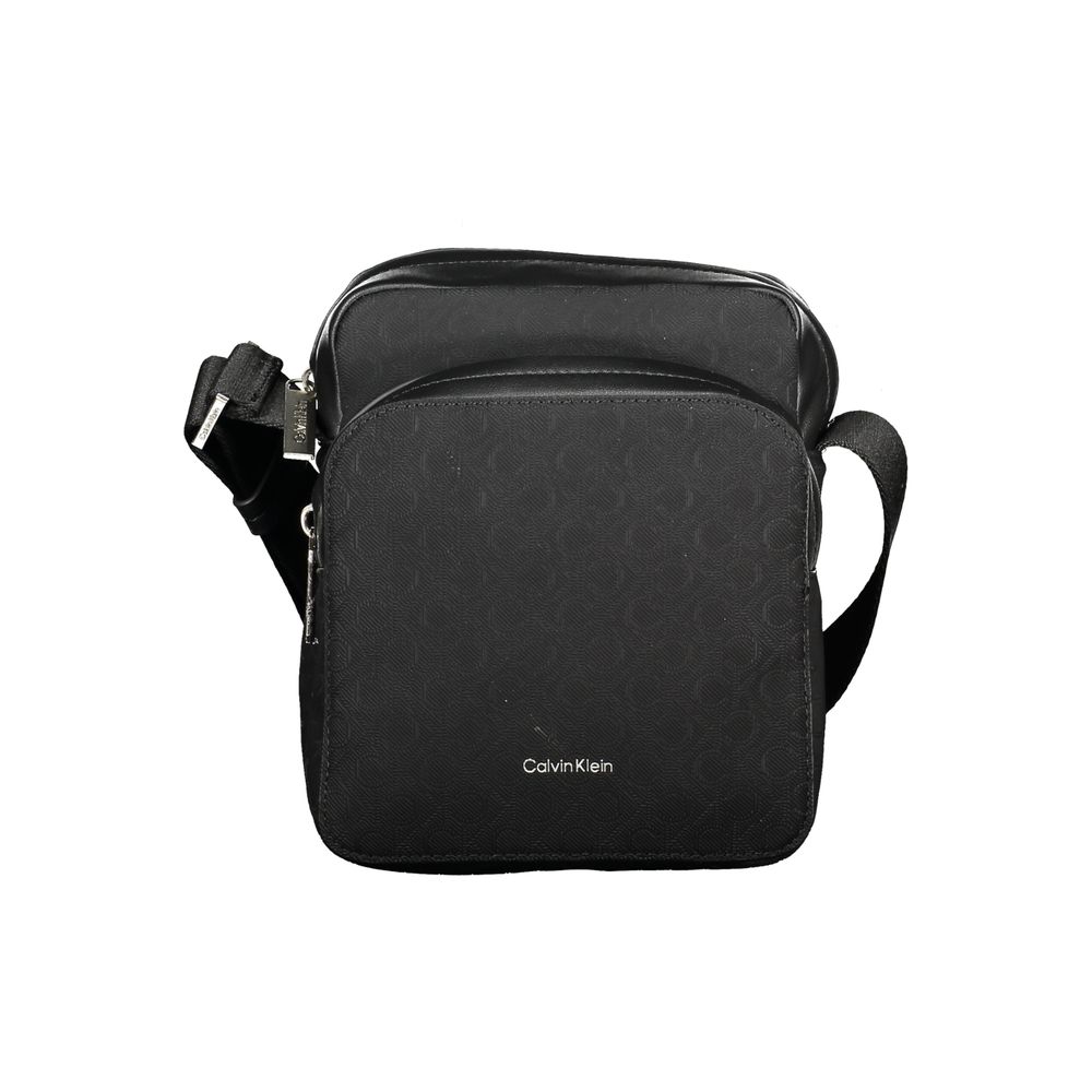 Calvin Klein Black Polyester Men Shoulder Bag