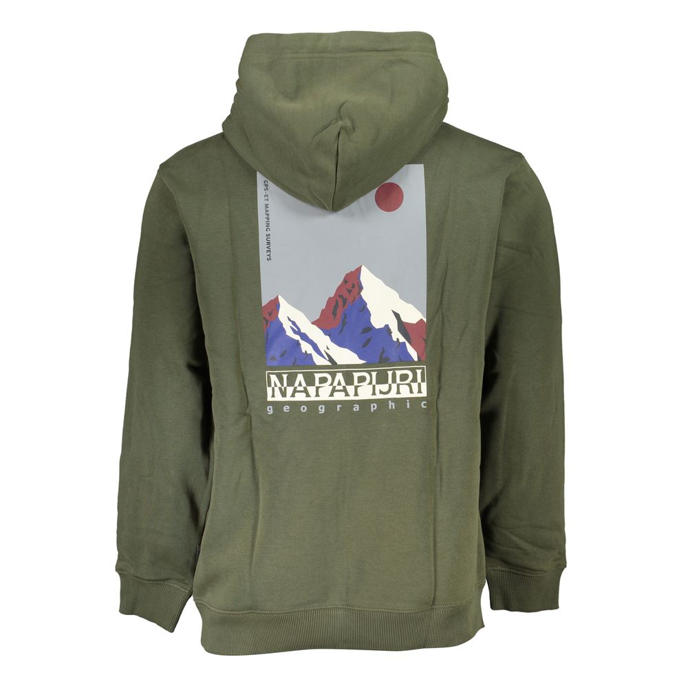 Napapijri Green Cotton Sweatshirt - Image 2
