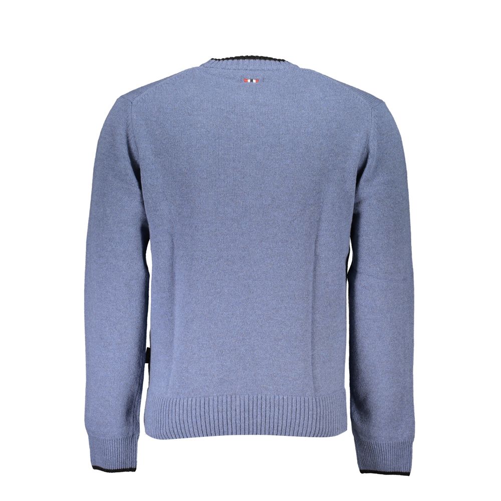 Napapijri Blue Tessuto Men Sweater - Image 2