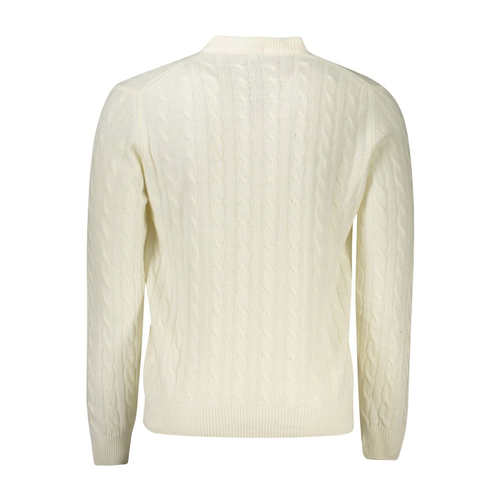 North Sails White Wool Men Sweater - Image 2