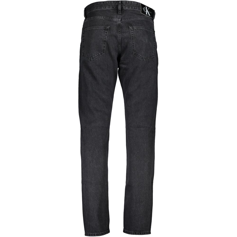 Calvin Klein Black Cotton Men Jeans - Image 2