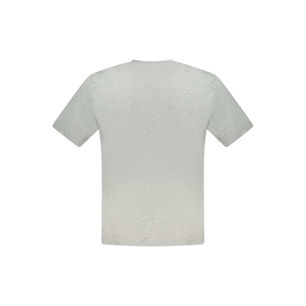 North Sails Gray Cotton T-Shirt - Image 2