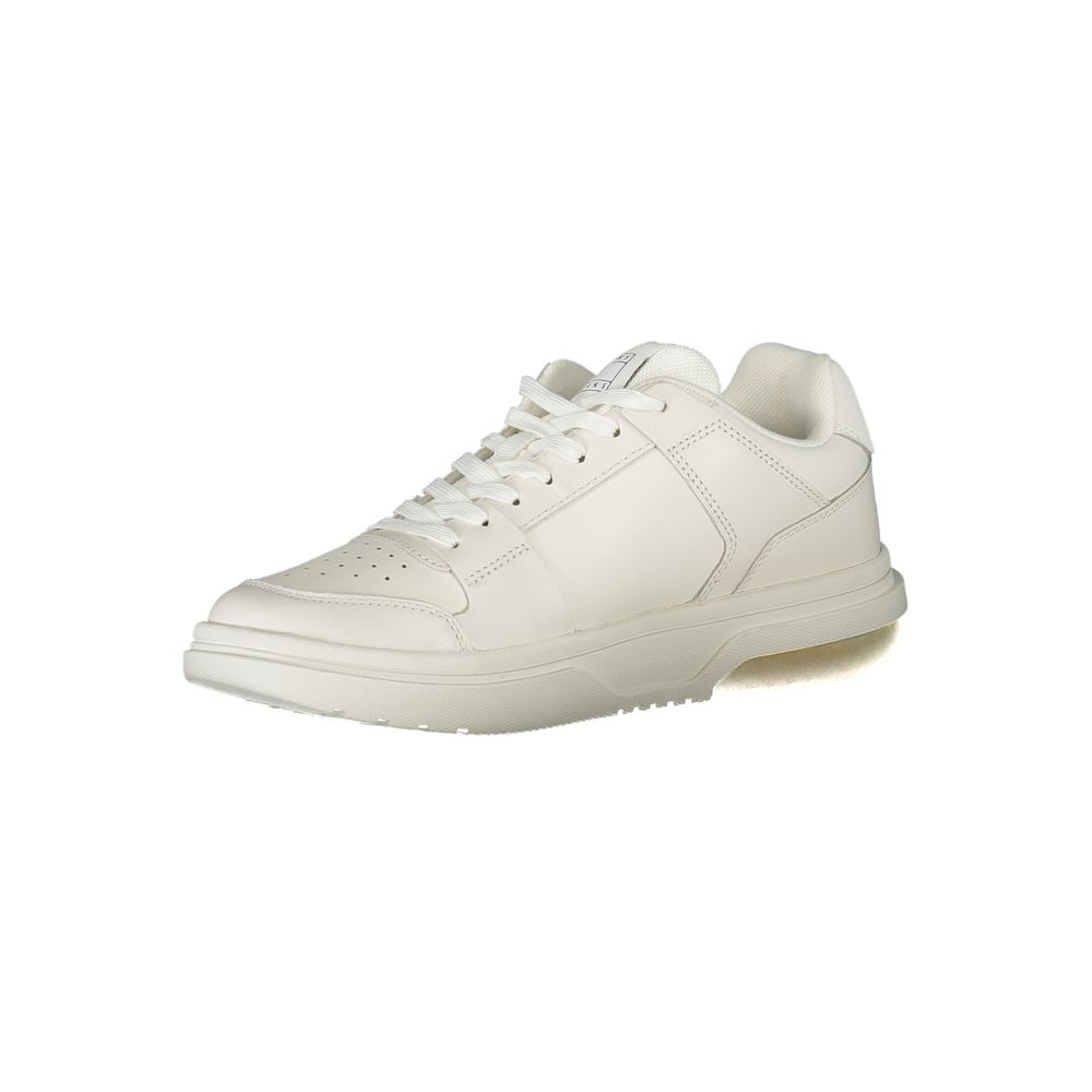 Tommy Hilfiger White Polyester Sneaker - Image 3