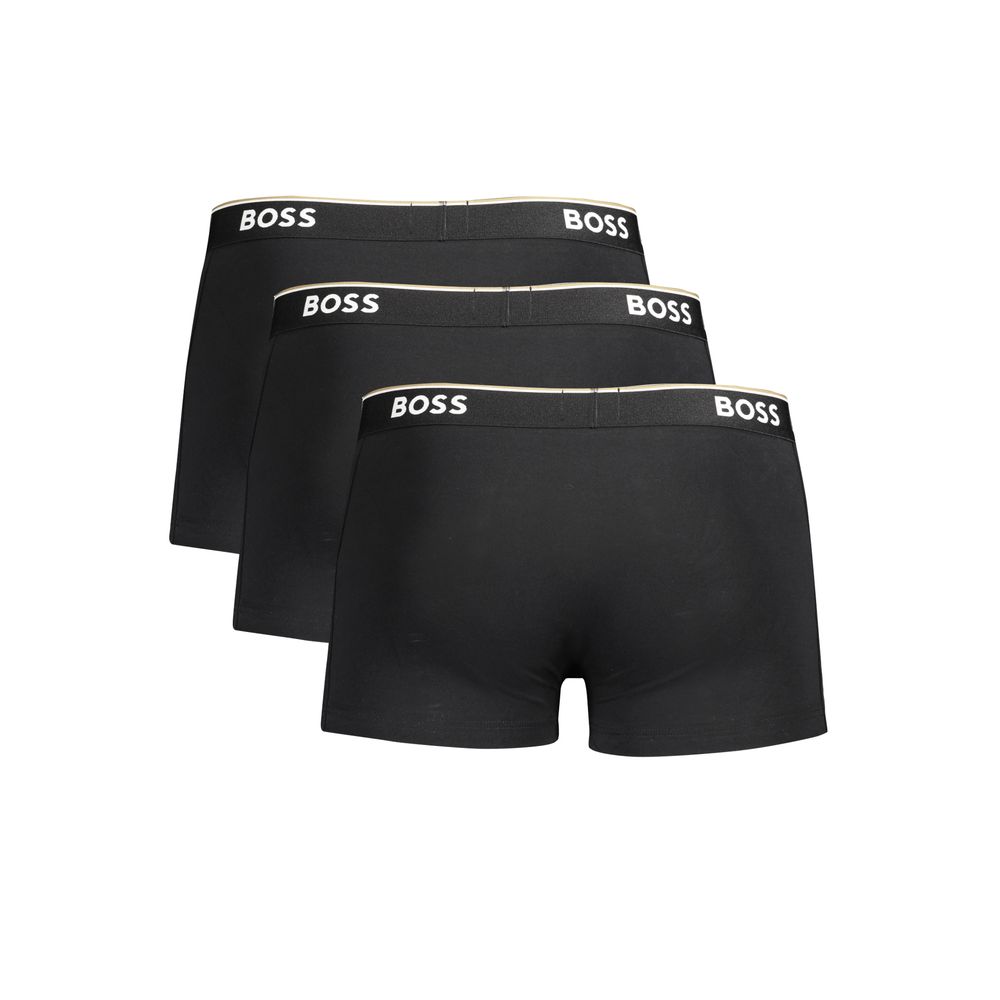 Hugo Boss Black Cotton Men's Boxer Briefs - Image 2