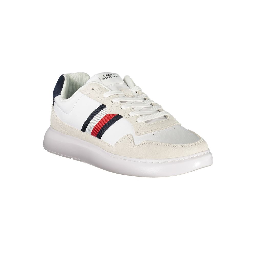 Tommy Hilfiger White Polyurethane Men Sneaker - Image 2