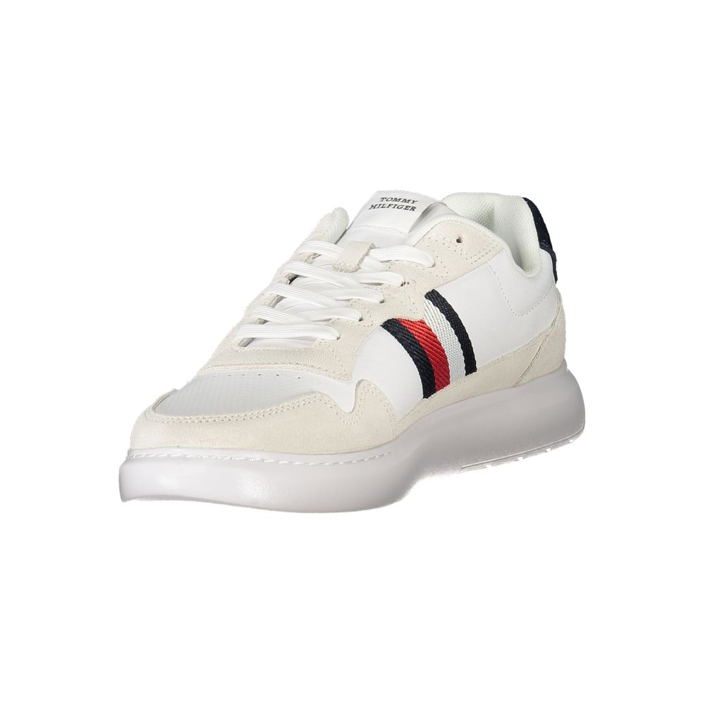 Tommy Hilfiger White Polyurethane Men Sneaker - Image 3