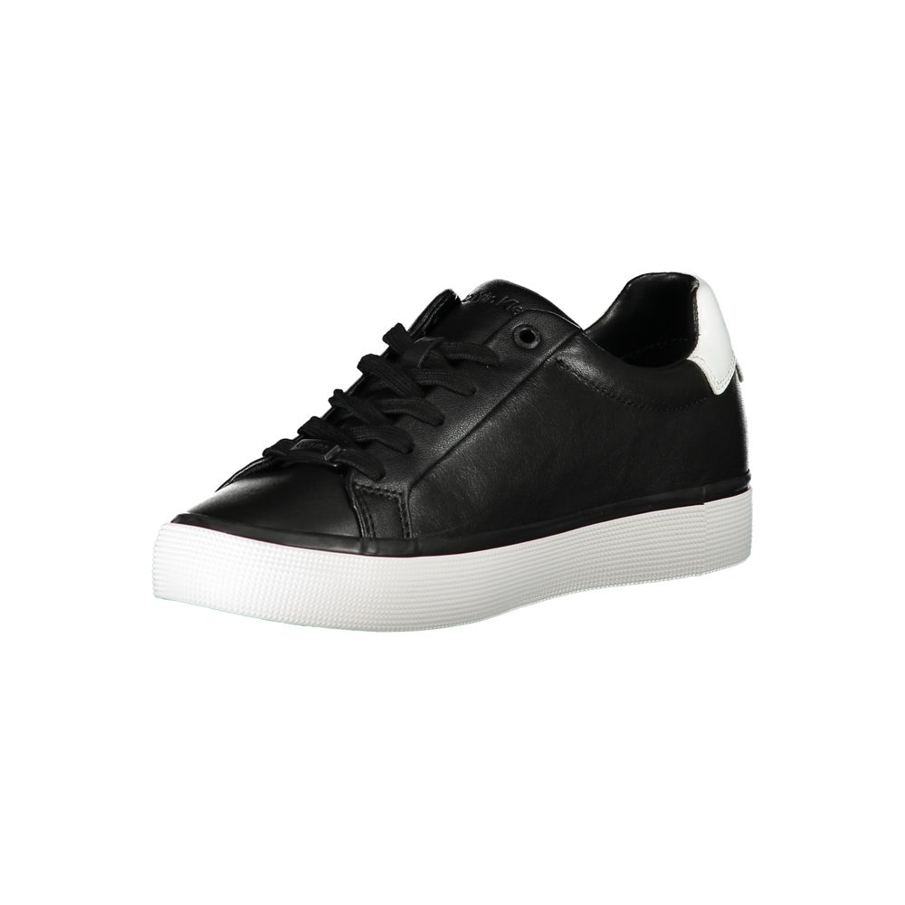 Calvin Klein Black Leather Women Sneaker - Image 3