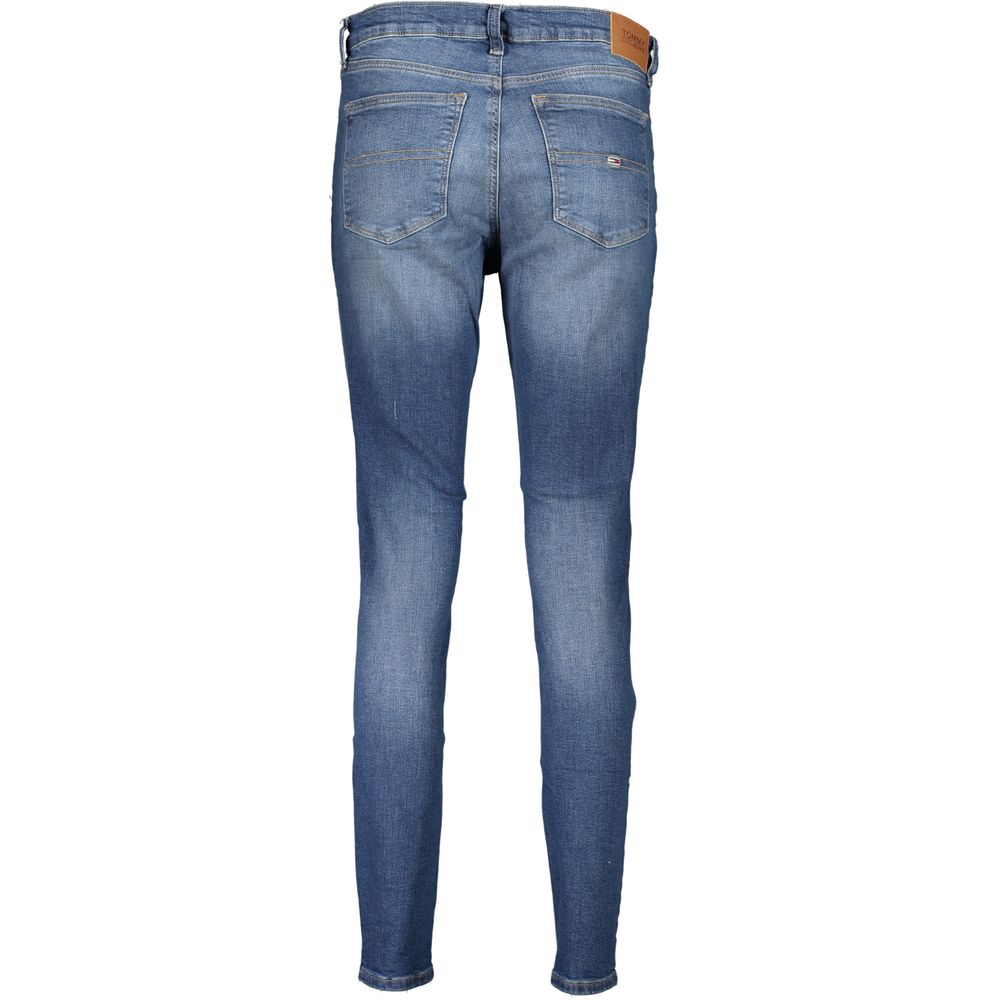 Tommy Hilfiger Blu Cotton Women's Skinny Jean - Image 2