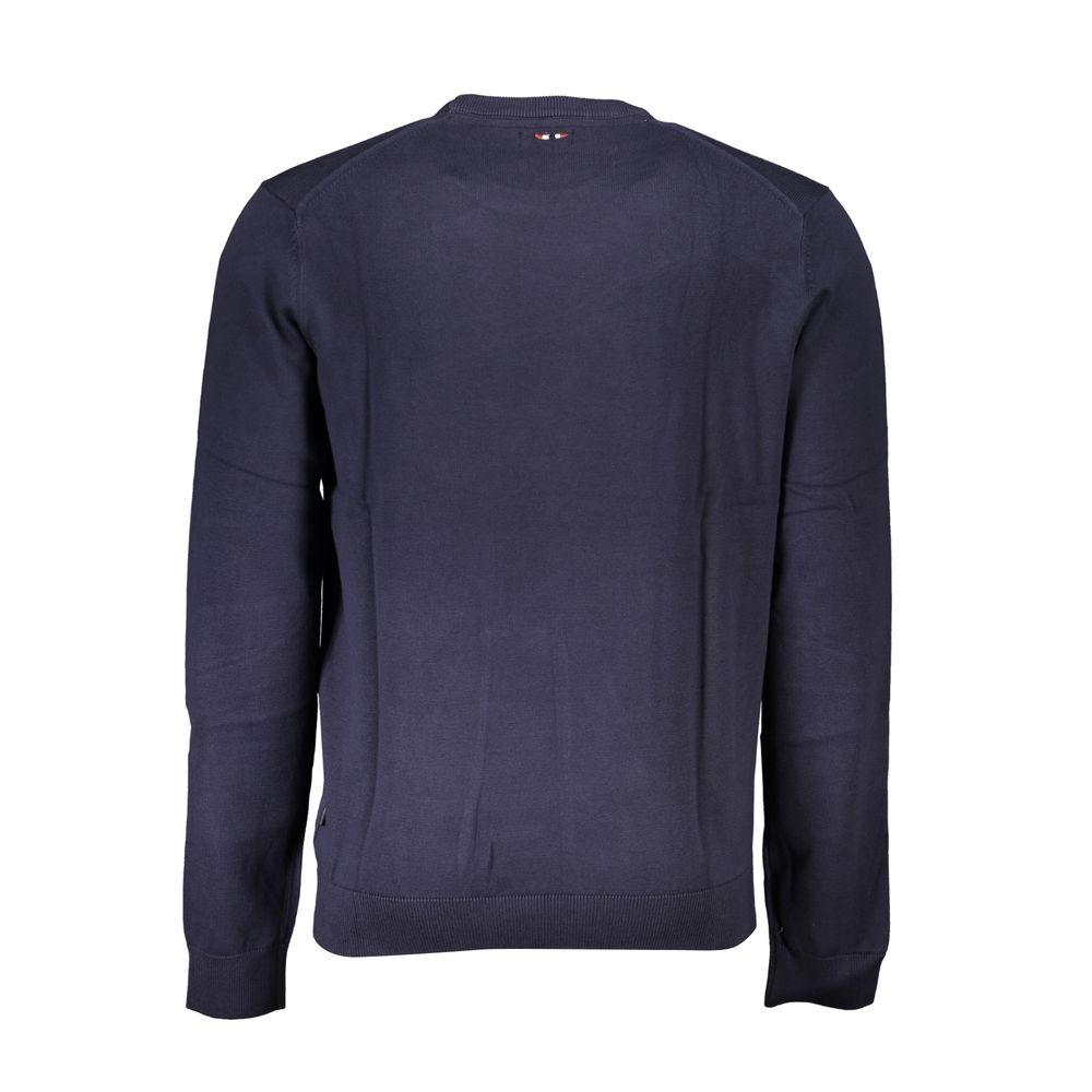 Napapijri Blue Cotton Sweater - Image 2