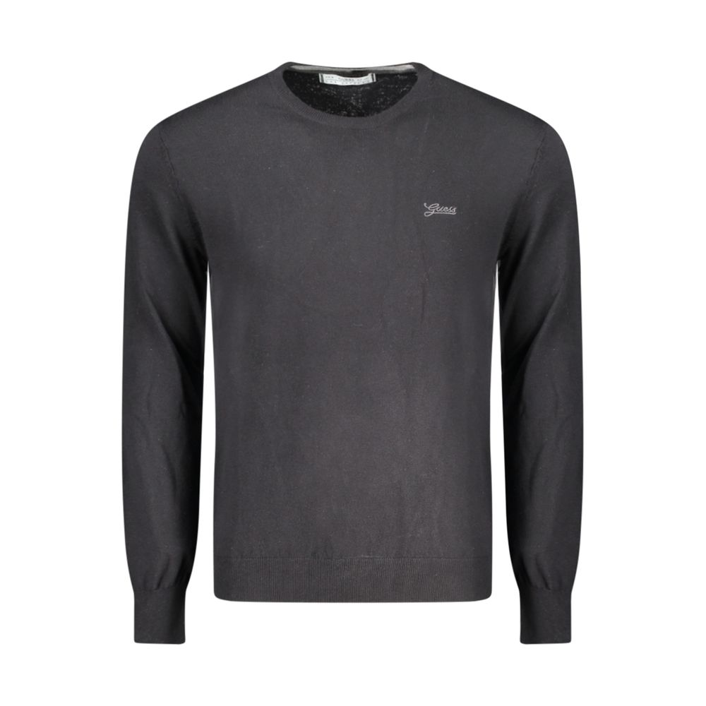 Guess Jeans Black Cotton Sweater - Image 2