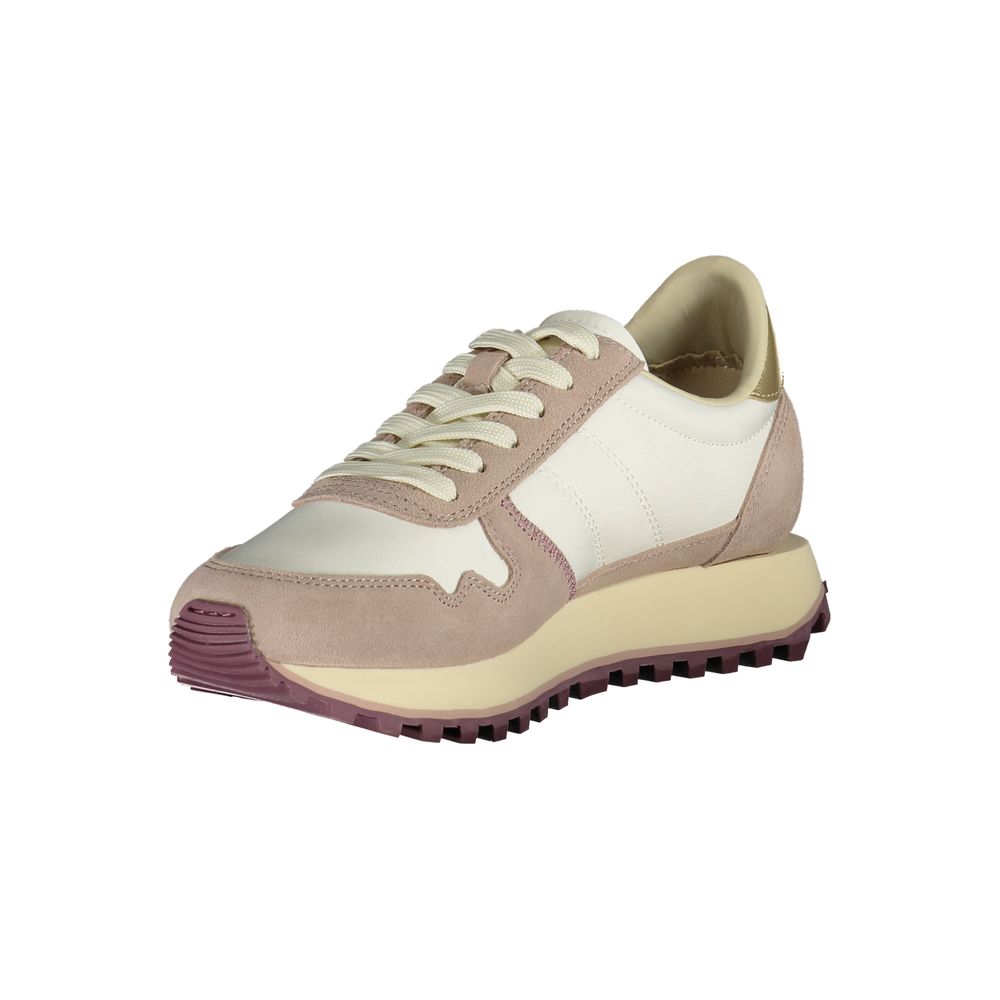 Blauer White Polyester Sneaker - Image 3