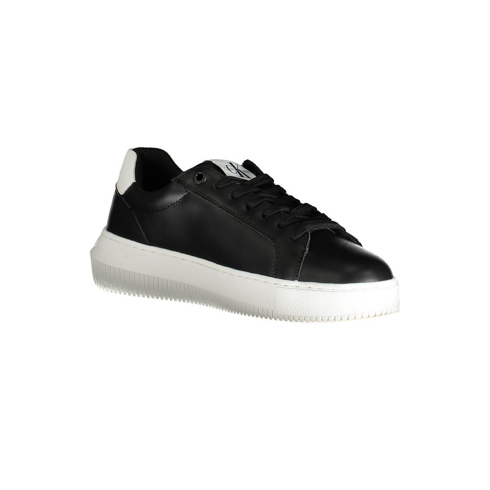 Calvin Klein Black Leather Women Sneaker - Image 3