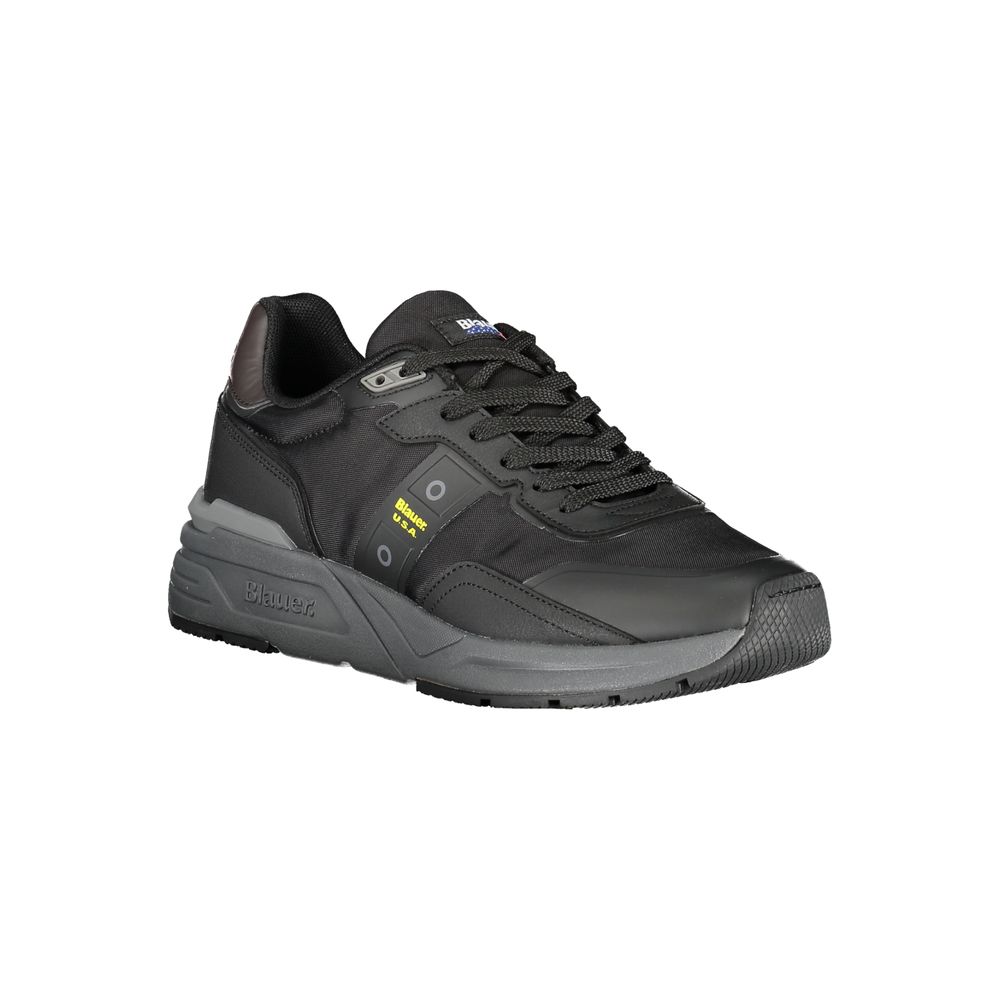 Blauer Black Polyurethane Men Sneaker - Image 2