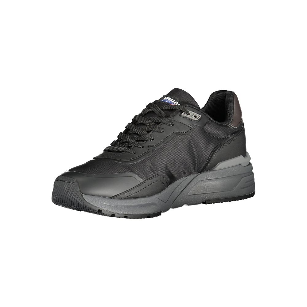 Blauer Black Polyurethane Men Sneaker - Image 3