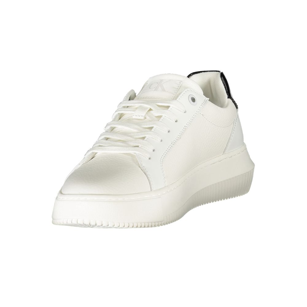Calvin Klein Bianco Polyurethane Women Sneaker - Image 3